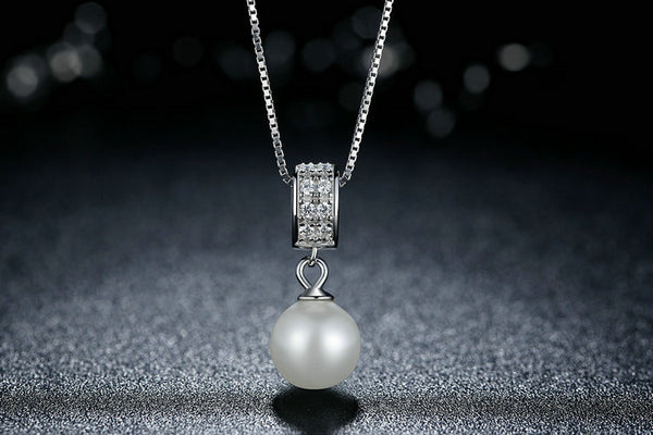 Hot Sale 925 Sterling Silver Wedding Pendant Necklaces for Women