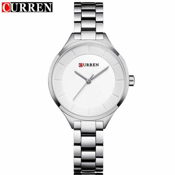Curren Women Watches Luxury Gold Black