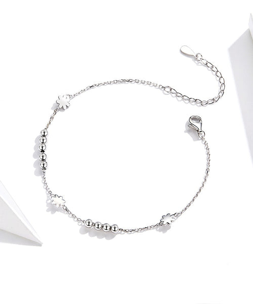 New Arrival 100% 925 Sterling Silver Daisy Flower Bracelet For Women