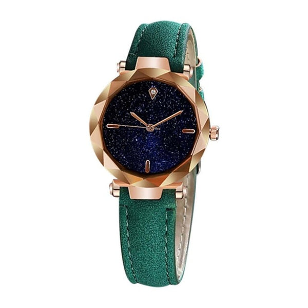 Luxury Women Watches Starry Sky Irregular Dial Ladies Fashion Quartz