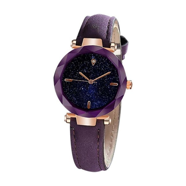 Luxury Women Watches Starry Sky Irregular Dial Ladies Fashion Quartz