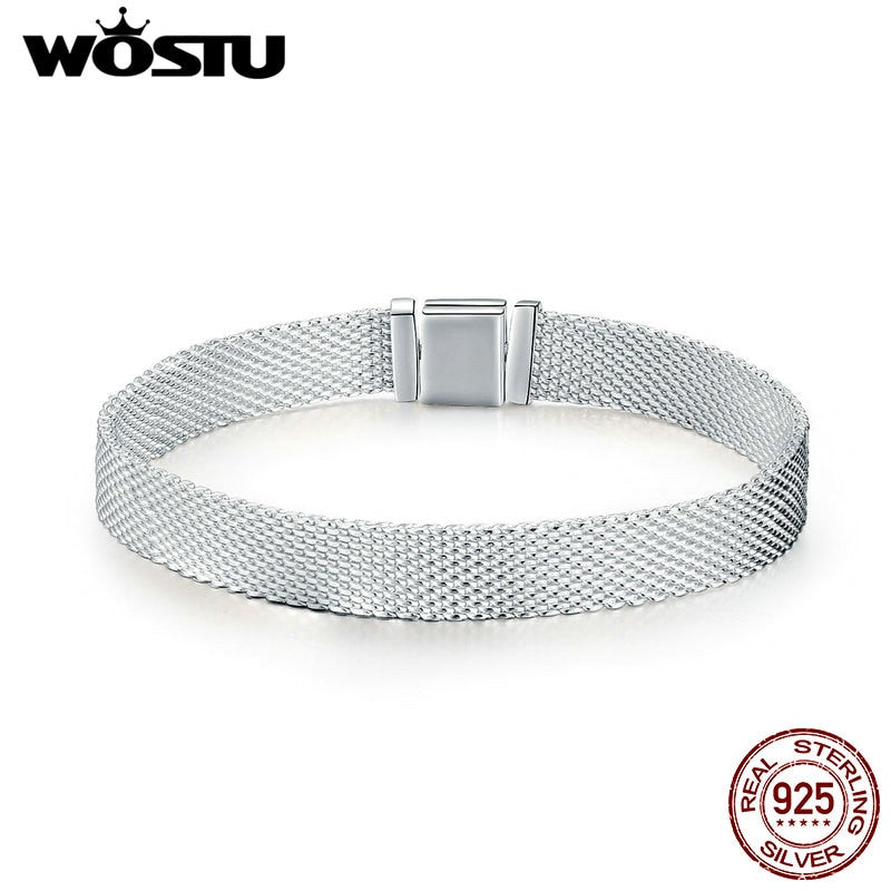 Top Quality 925 Sterling Silver Metropolitan Style Bracelets Friendship Bangles For Women