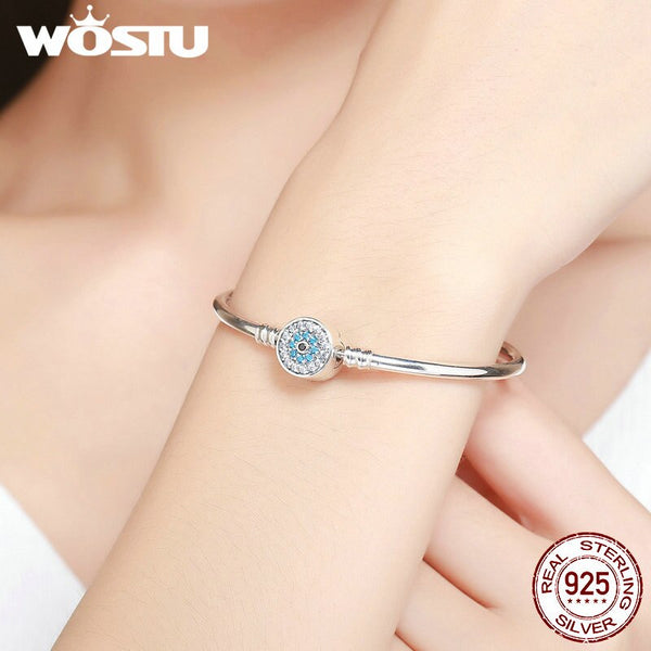 925 Sterling Silver The Eye Of Samsara Bangle For Women