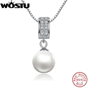 Hot Sale 925 Sterling Silver Wedding Pendant Necklaces for Women