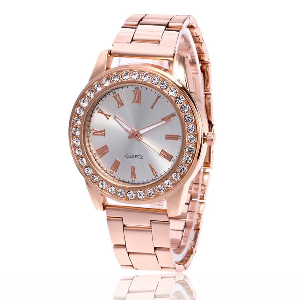 Watch Beautiful Women Modern Fashion Stainless Steel Band