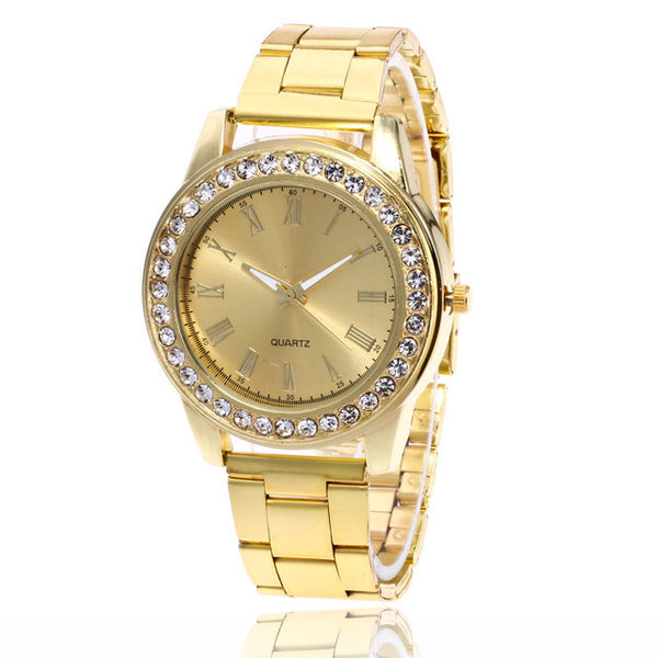 Watch Beautiful Women Modern Fashion Stainless Steel Band