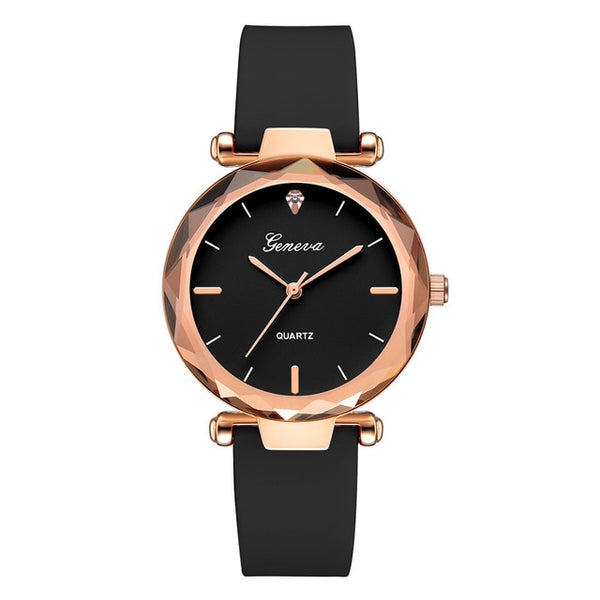 Newest Luxury Brand Geneva Watch Womens Watches Silica Quartz