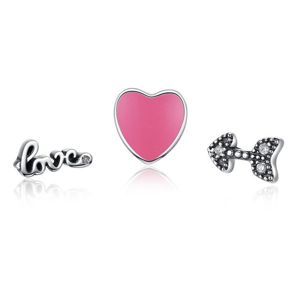 New Style Authentic 925 Sterling Silver Forever Hearts Petites Charm Fit Original Floating  Necklace DIY Jewelry