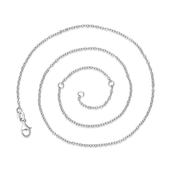 Hot Sale 925 Sterling Silver Link Chains Necklaces Fit For Pendant Charm For Women