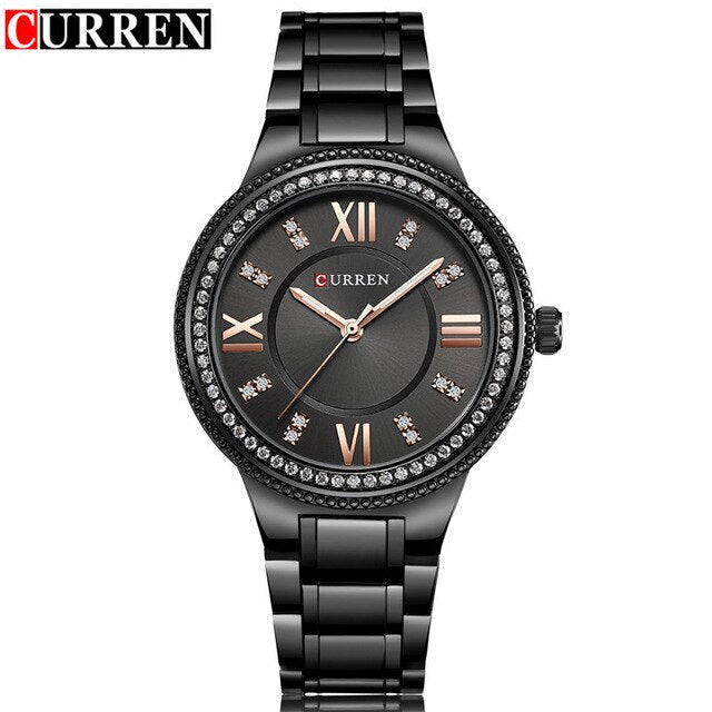 NEW Women's Fashion Watches Curren Luxury Gold Stainless